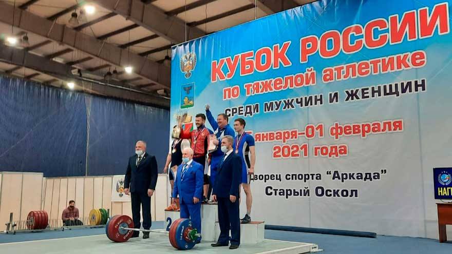 Томский тяжелоатлет Александр Егоров завоевал бронзу на Кубке России