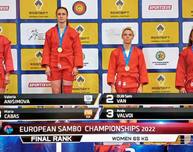 Валерия Анисимова завоевала золото на чемпионате Европы по самбо