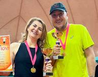 Смешанная пара выиграла теннисный турнир
