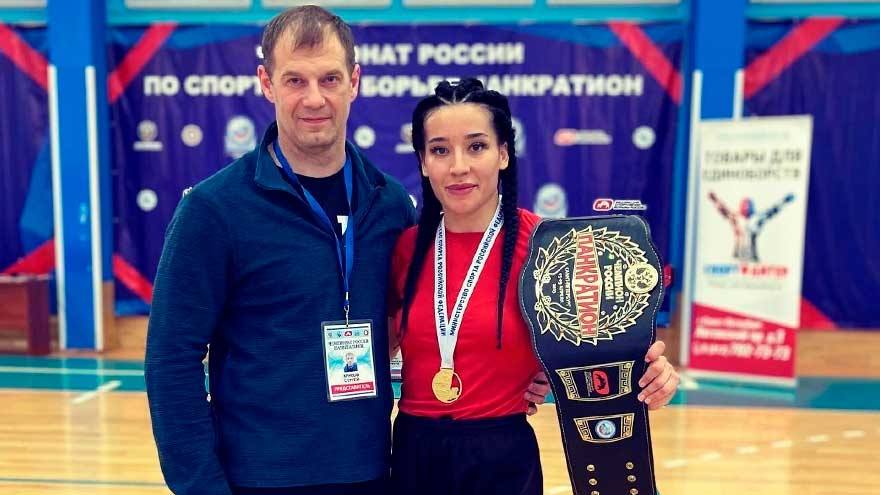 Томичка выиграла чемпионат России по панкратиону