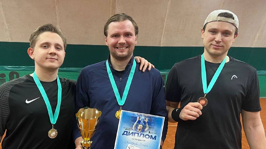 Теннисисты разыграли медали блицтурнира категории «Тур»