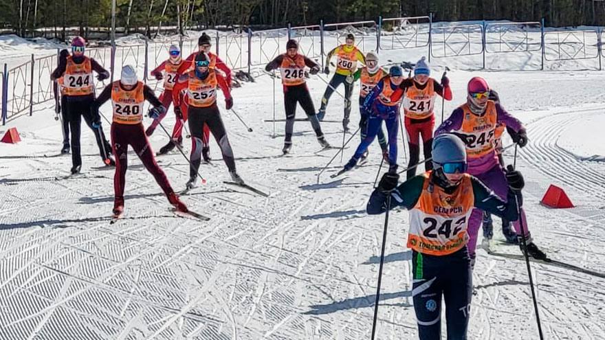 Юные лыжники разыграли призы Олимпийской чемпионки