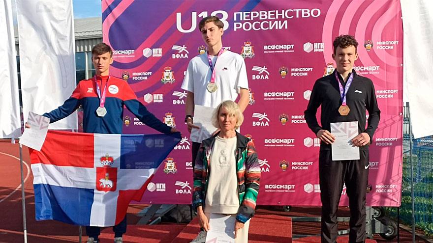Илья Алабин стал призером первенства России по легкой атлетике