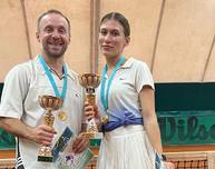 Владимир Черновский и Елизавета Туктарова отличились на теннисных кортах