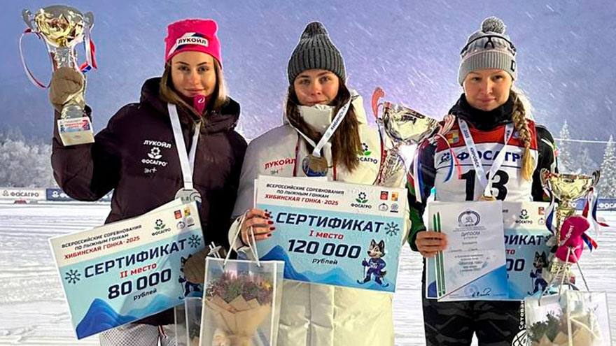 Алёна Баранова взяла медаль на «Хибинской гонке»